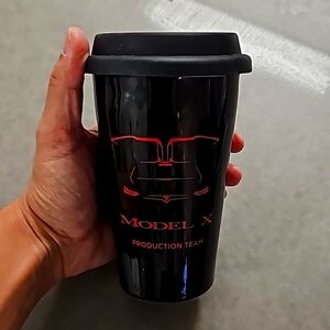 TESLA Model X Production Team Travel Mug